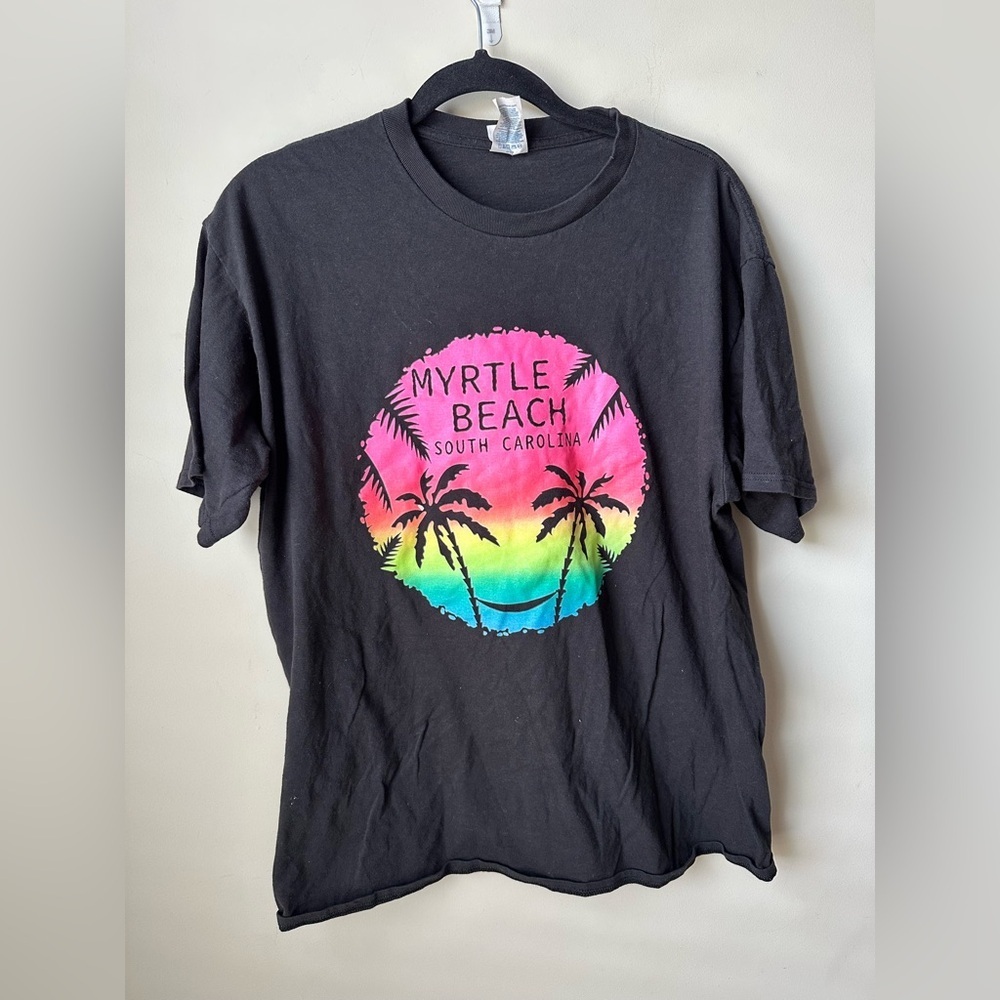 Myrtle Beach SC Women’s Large Short Sleeve T-shirt Cotton
